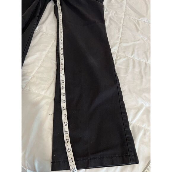 Dockers Khaki Goodness Inside Bootcut black khakis size 10 long tall - Picture 10 of 12